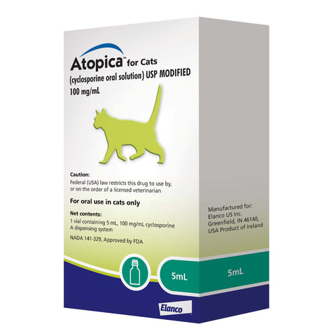 Atopica (cyclosporine) for Cats Solution