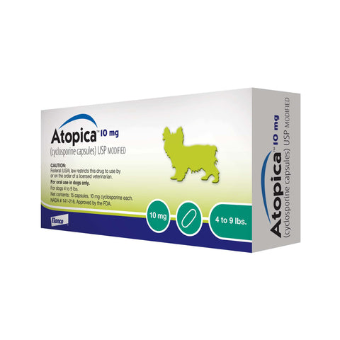 Atopica (cyclosporine) for Dogs Capsules