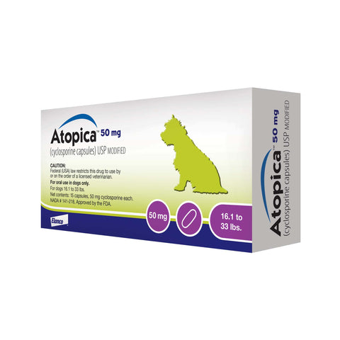 Atopica (cyclosporine) for Dogs Capsules