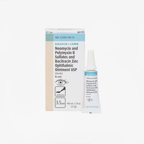 Neomycin / Polymyxin B Sulfates / Bacitracin Zinc Ophthalmic Ointment