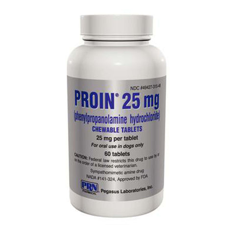 Proin (phenylpropanolamine) Chewable Tablets