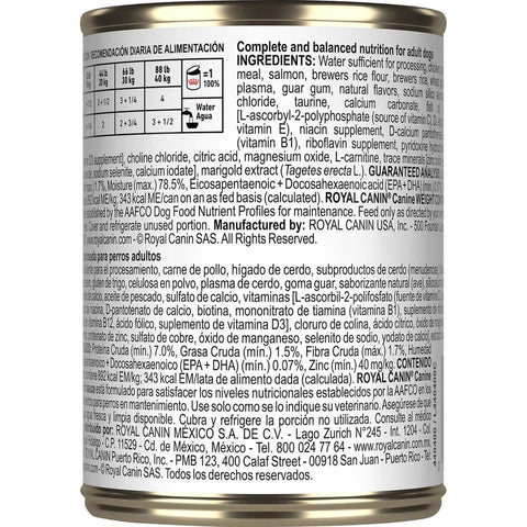 Royal Canin Weight Control Loaf in Sauce Can